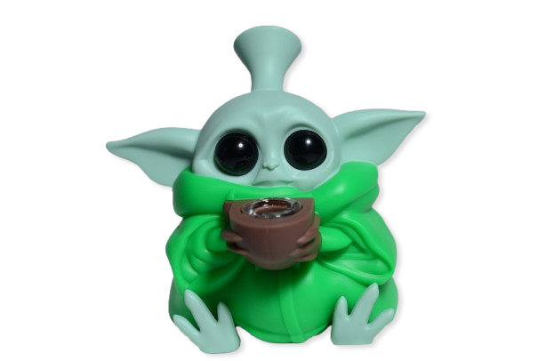 5" Baby Grogu Silicone Bubbler