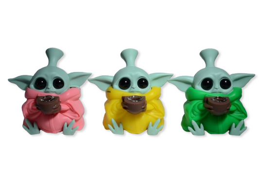 5" Baby Grogu Silicone Bubbler