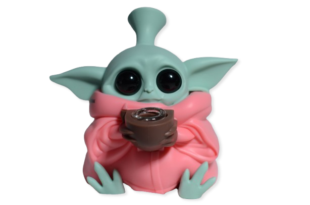 5" Baby Grogu Silicone Bubbler