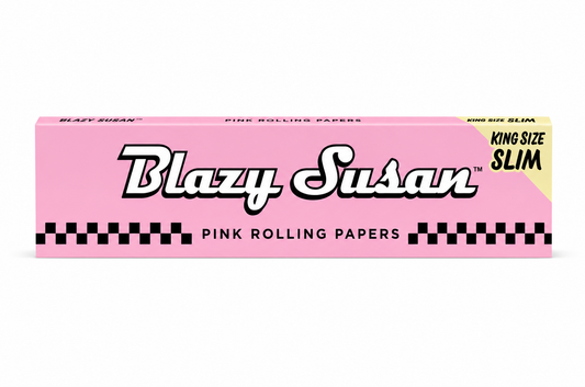 Blazy Susan Pink King Size Slim Rolling Papers