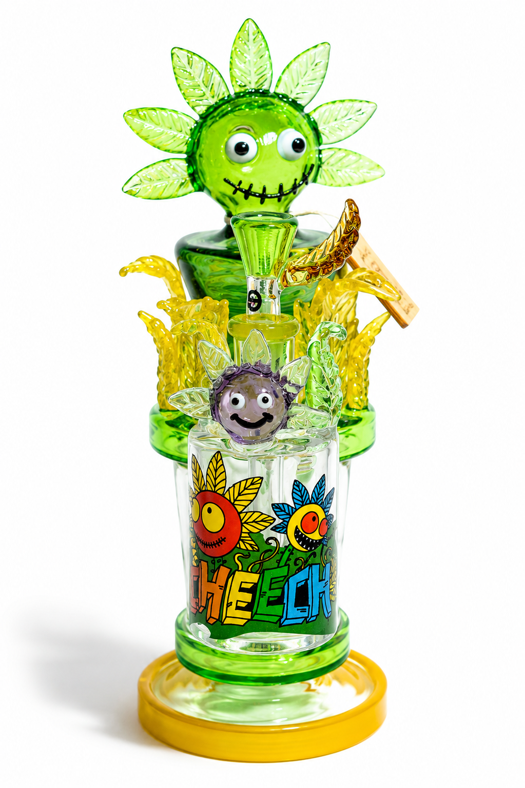 Cheech & Chong 11.5" Sunflower Tube with Ash Catcher