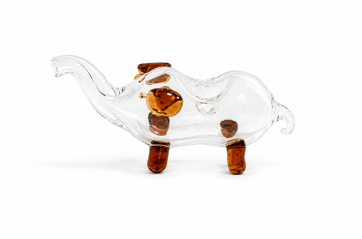 Elephant Glass Pipe – 4"