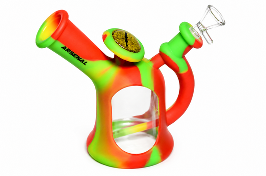 8" Silicone Arsenal Dragon Eye Watering Can Waterpipe