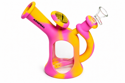 8" Silicone Arsenal Dragon Eye Watering Can Waterpipe