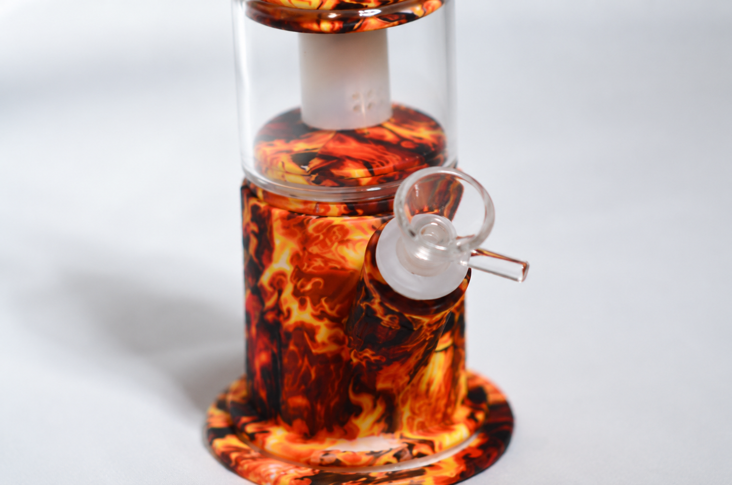 8" Fire Blaze Silicone Waterpipe
