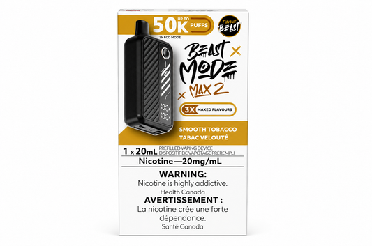 Flavour Beast Mode Max 2 50k – Smooth Tobacco