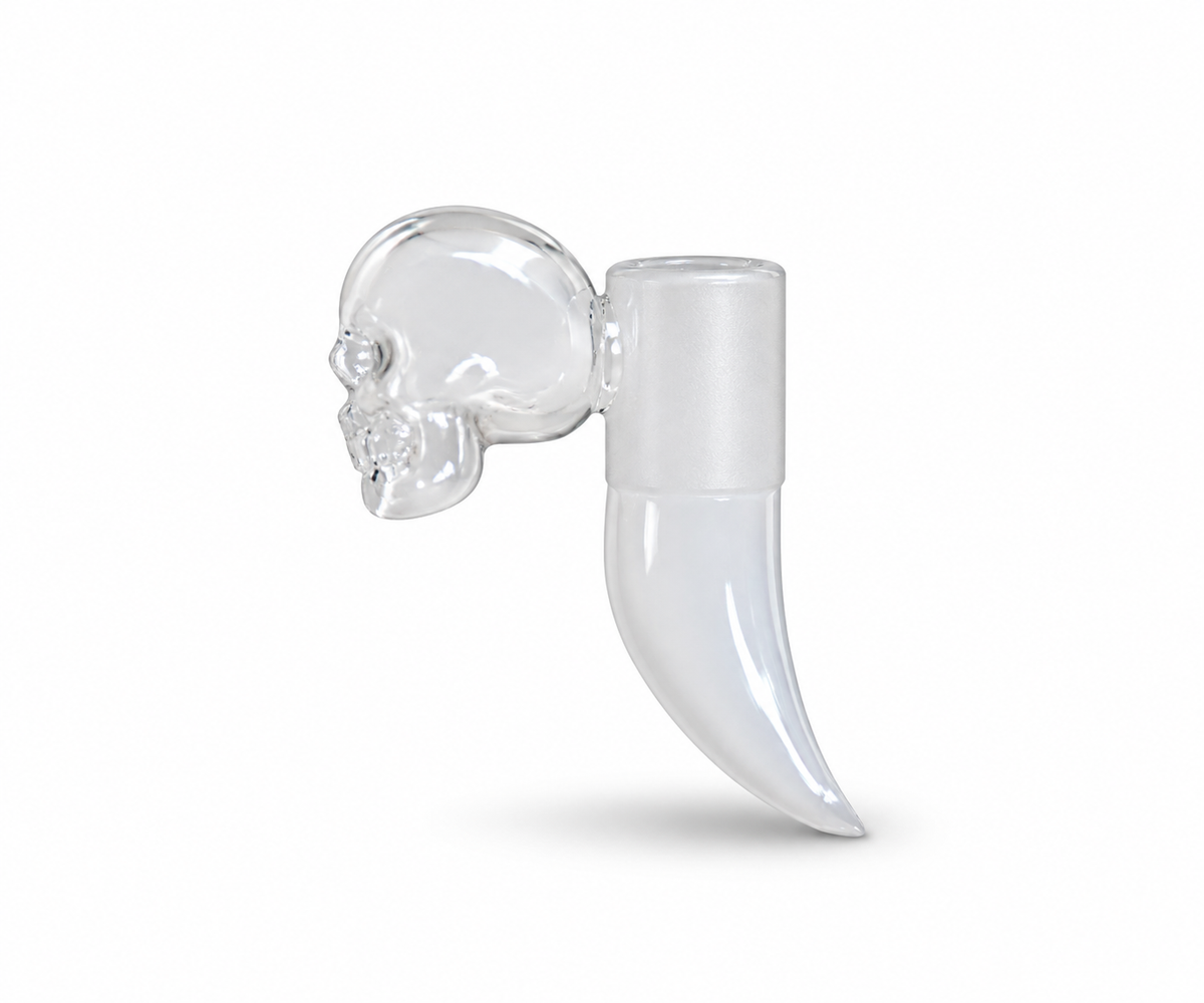 Glass Skull Finger Dab Tool