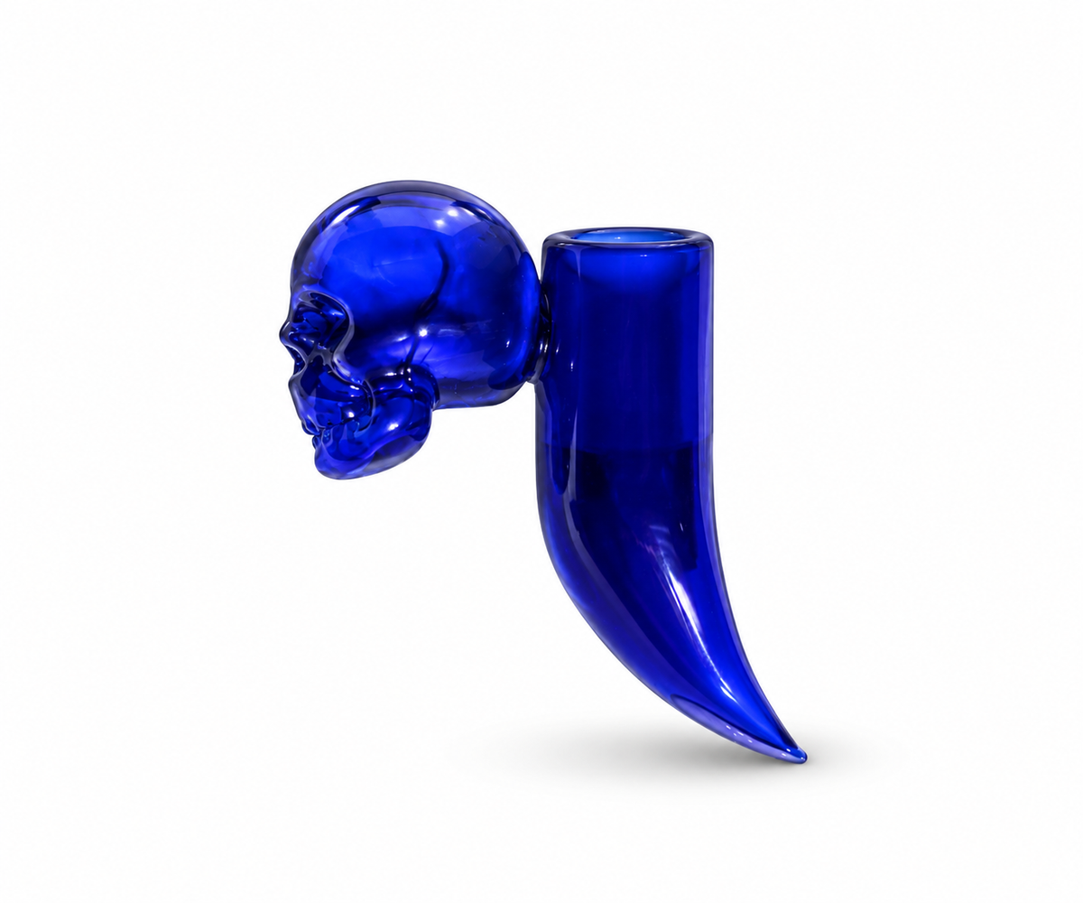 Glass Skull Finger Dab Tool