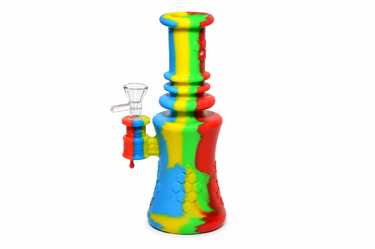 8" Silicone Honeycomb Waterpipe
