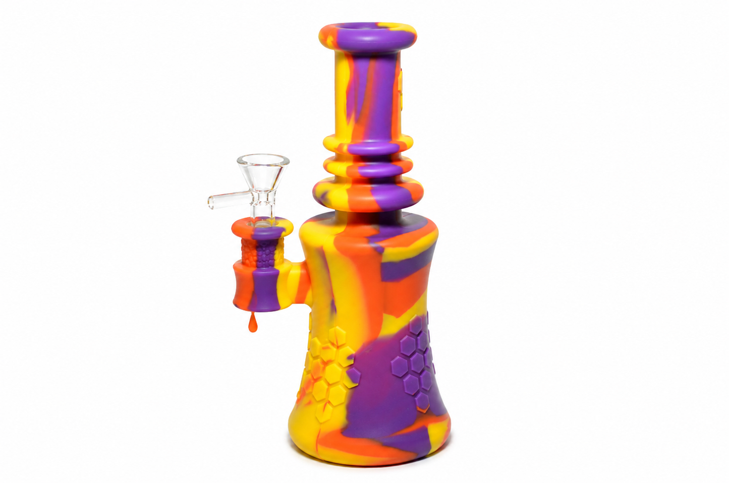 8" Silicone Honeycomb Waterpipe