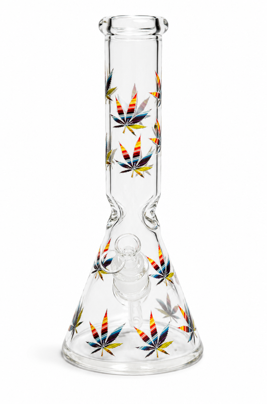 Arsenal 12" Leafs Beaker Bong