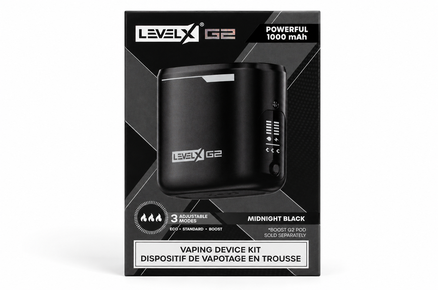 Level X G2 Device – Midnight Black
