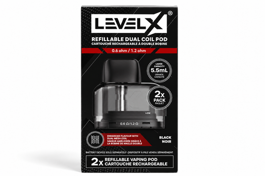 Level X Refillable Dual Coil Pods (2 Pack)