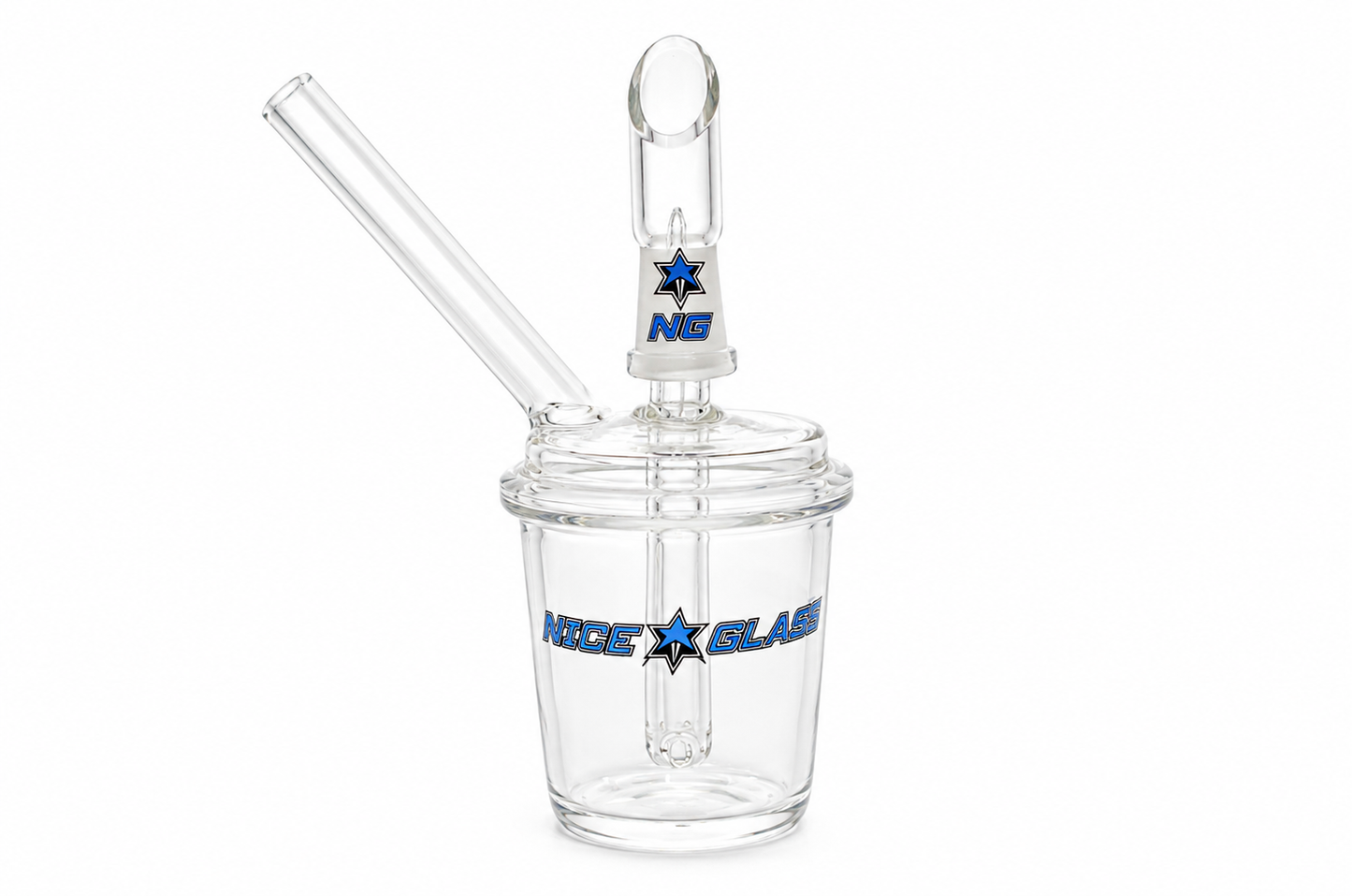 Nice Glass Mini Cup Oiler with Nectar Collector Attachment