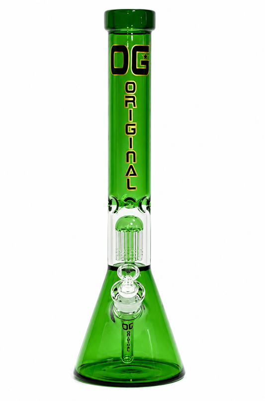 OG Original 18" Full Color Tree Perc Beaker – Green