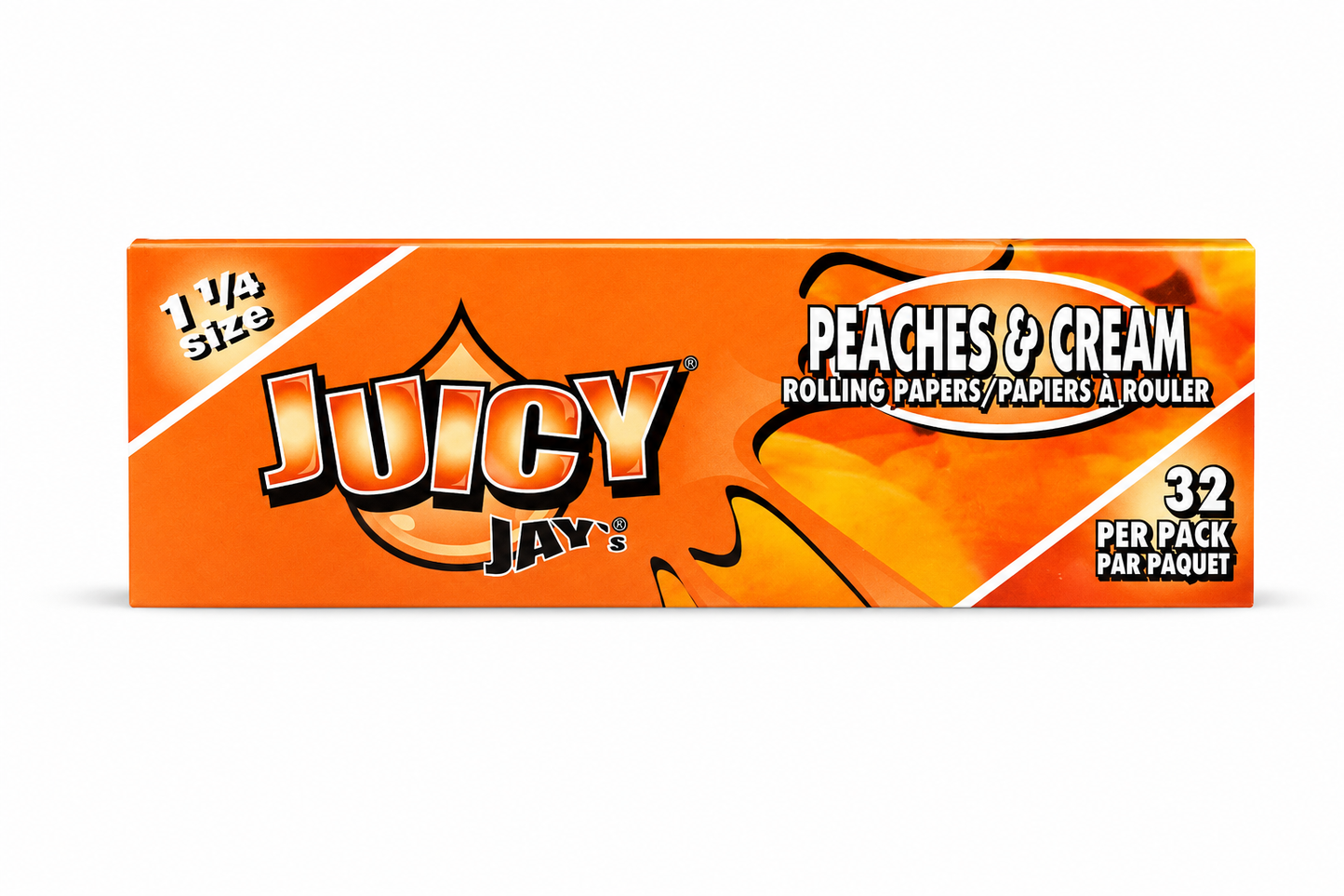 Juicy Jay's Peaches & Cream 1¼ Rolling Papers