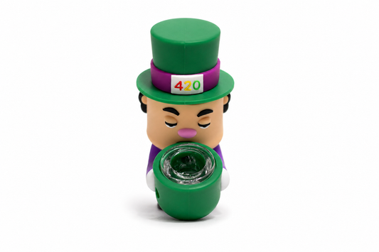 Character Silicone Hand Pipe – Assorted Designs