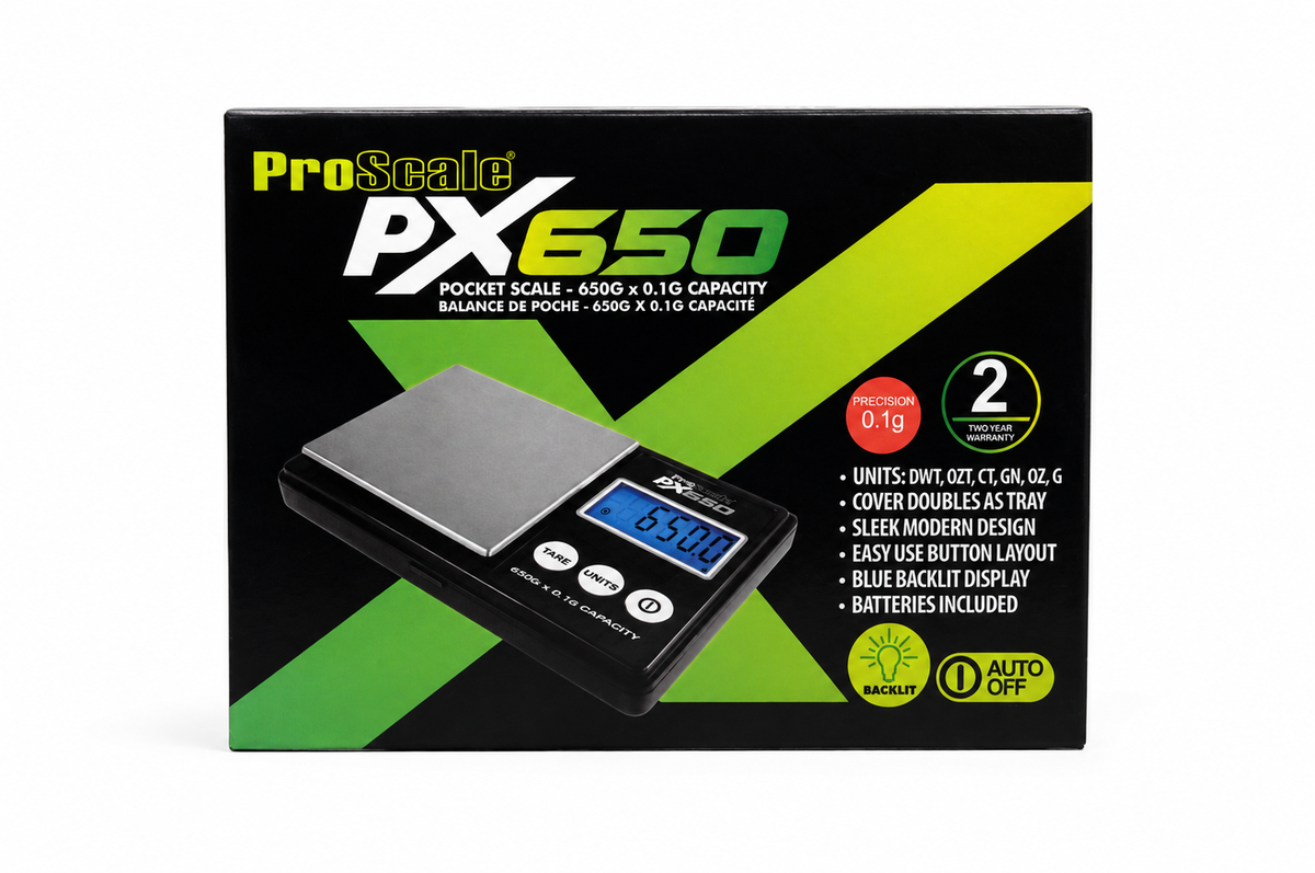 ProScale PX650 Digital Pocket Scale – 650g × 0.1g