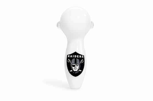 Raiders Glass Spoon Pipe – 3.5"
