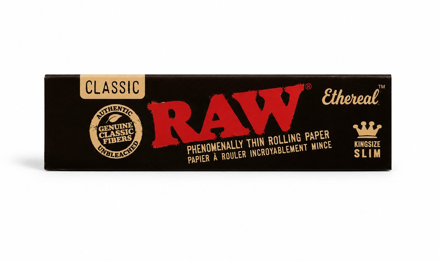 RAW Classic Ethereal PHENOMENALLY Thin Rolling Papers King Size Slim