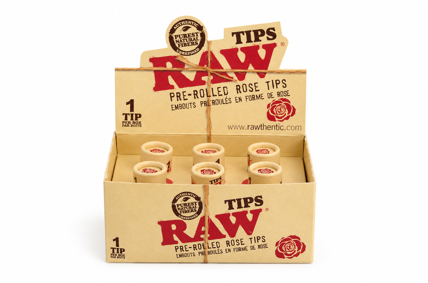 RAW Pre-Rolled Rose Tips