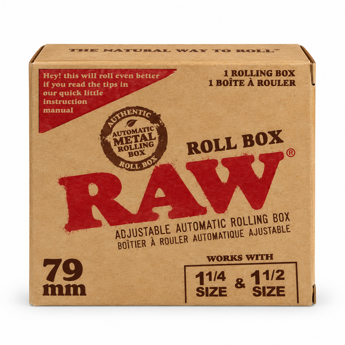 RAW Automatic Metal Rolling Box – 79mm