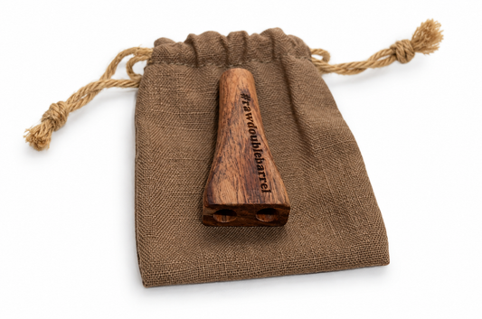 RAW Double Barrel Wooden Cigarette Holder