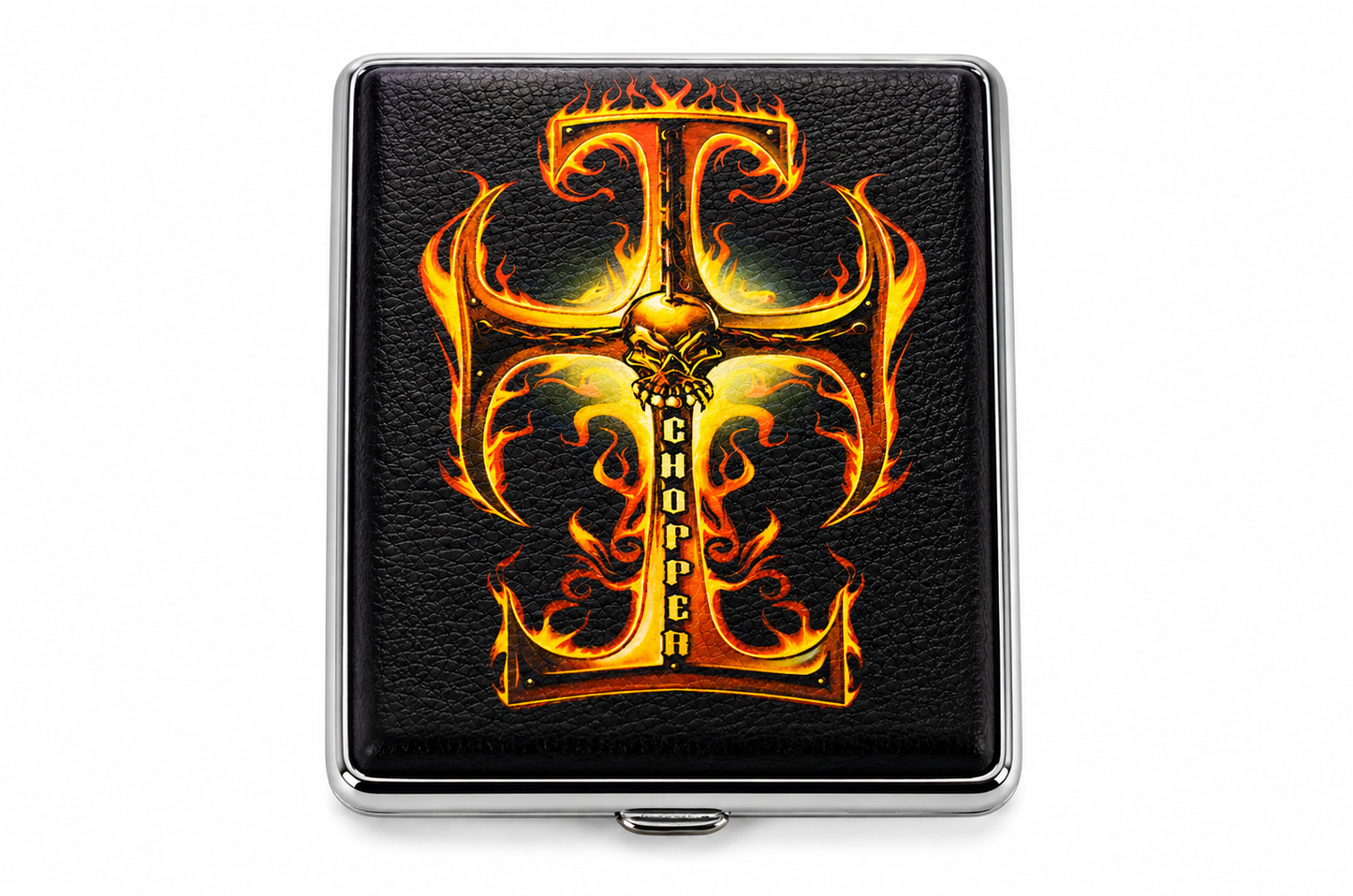Skull Metal Cigarette Case