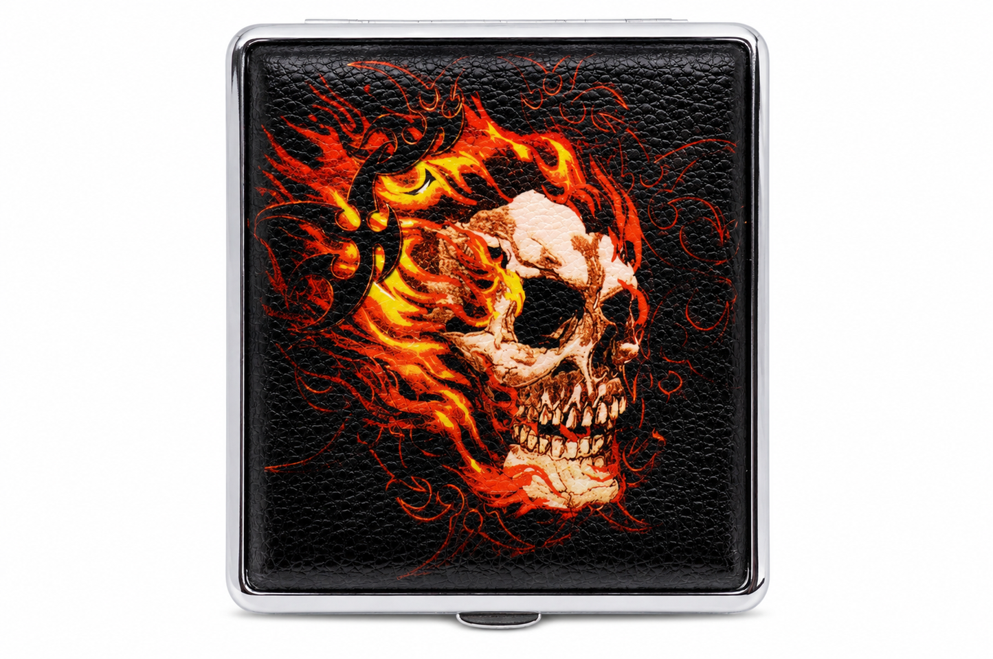 Skull Metal Cigarette Case