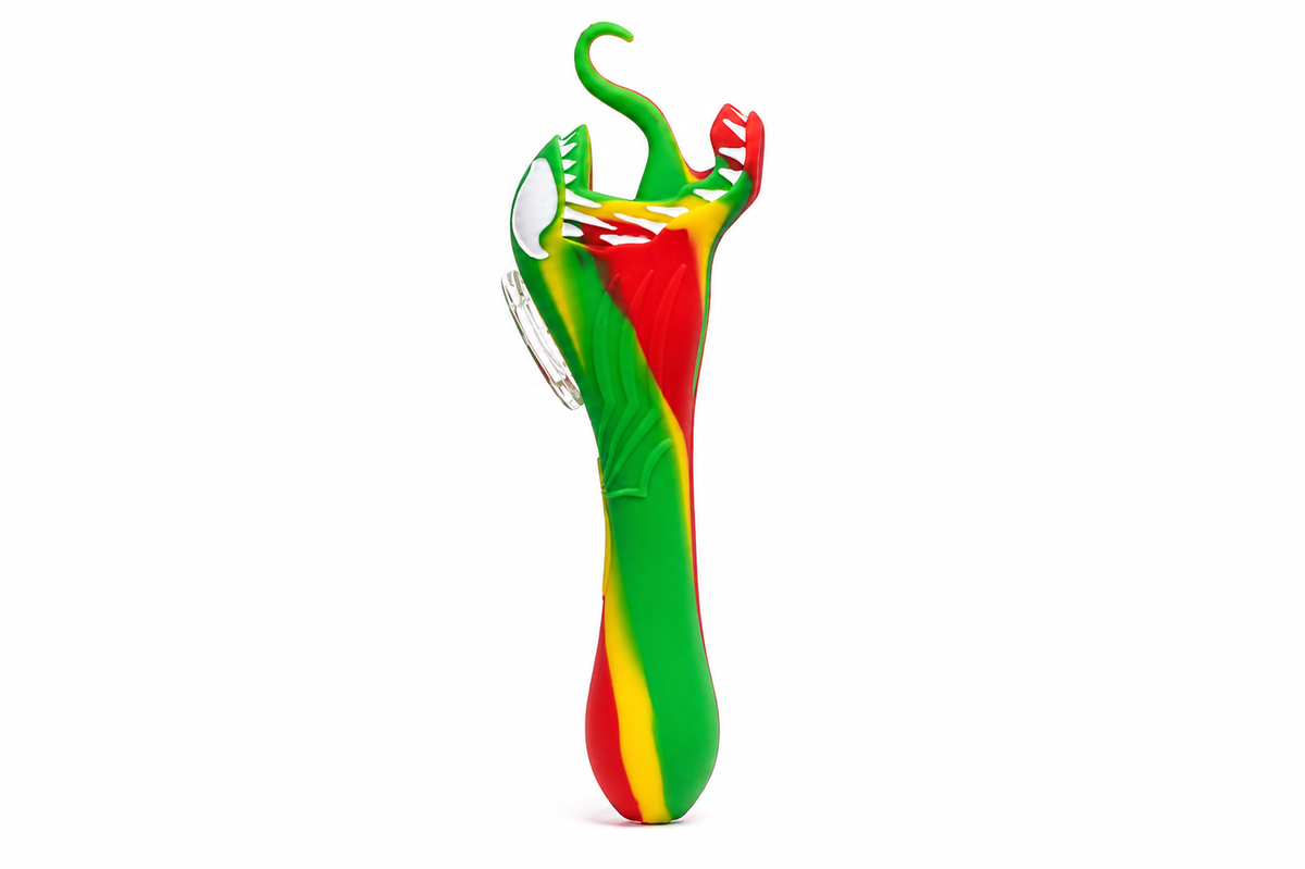 5" Snake Silicone Hand Pipe