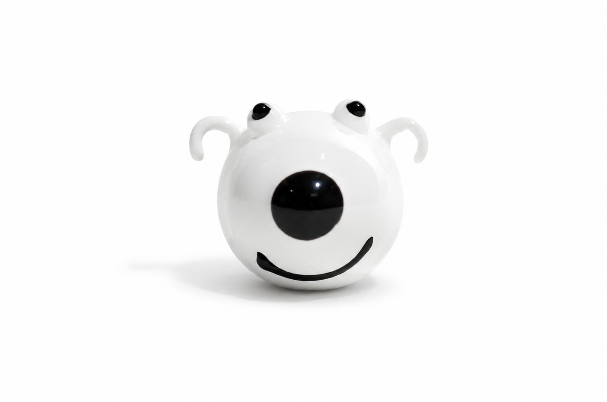 NG Dog Head Glass Pipe – 4.5"