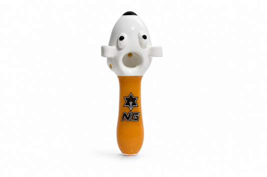 NG Dog Head Glass Pipe – 4.5"