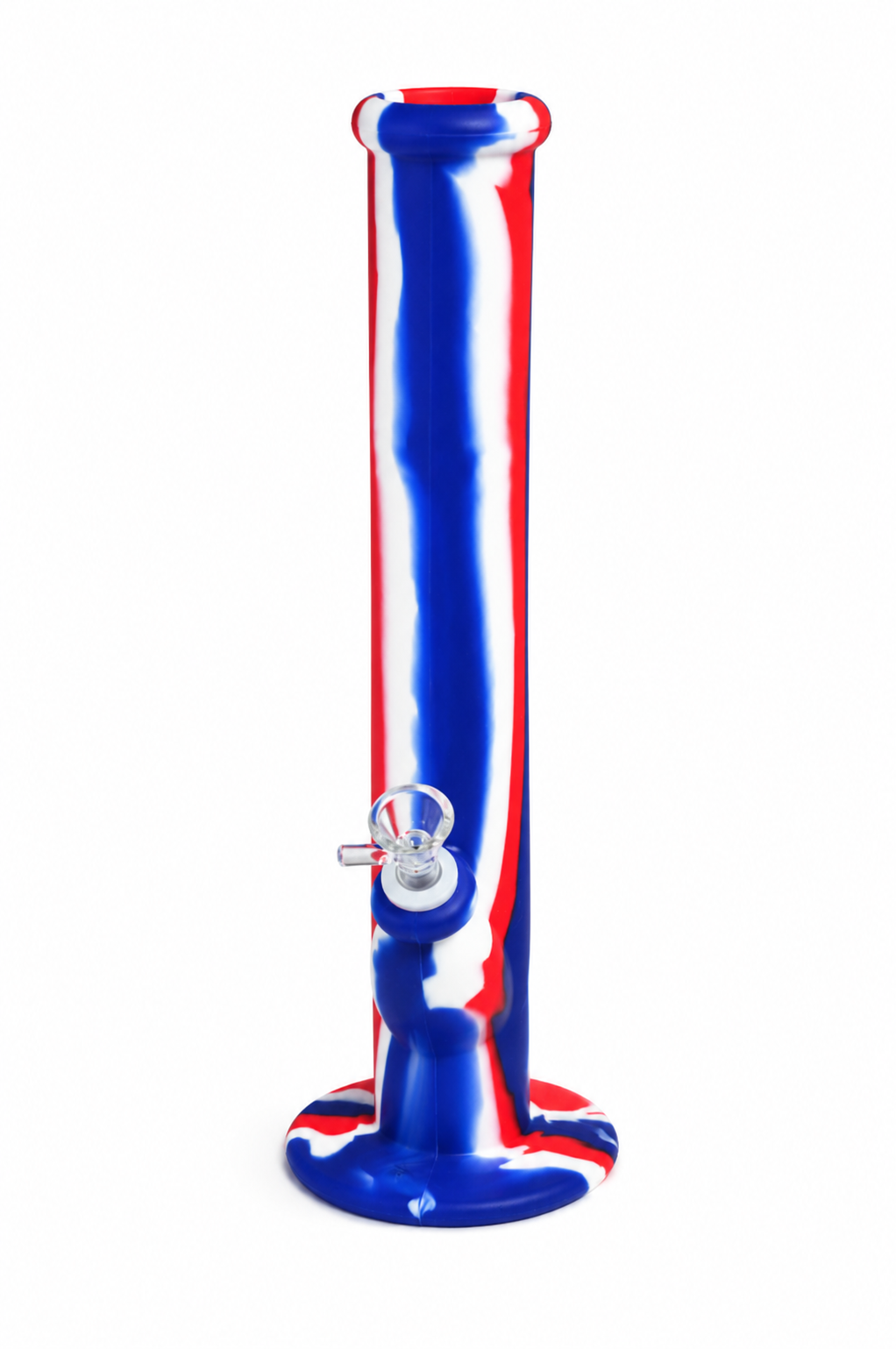 13" Silicone Straight Tube Waterpipe Multicolor