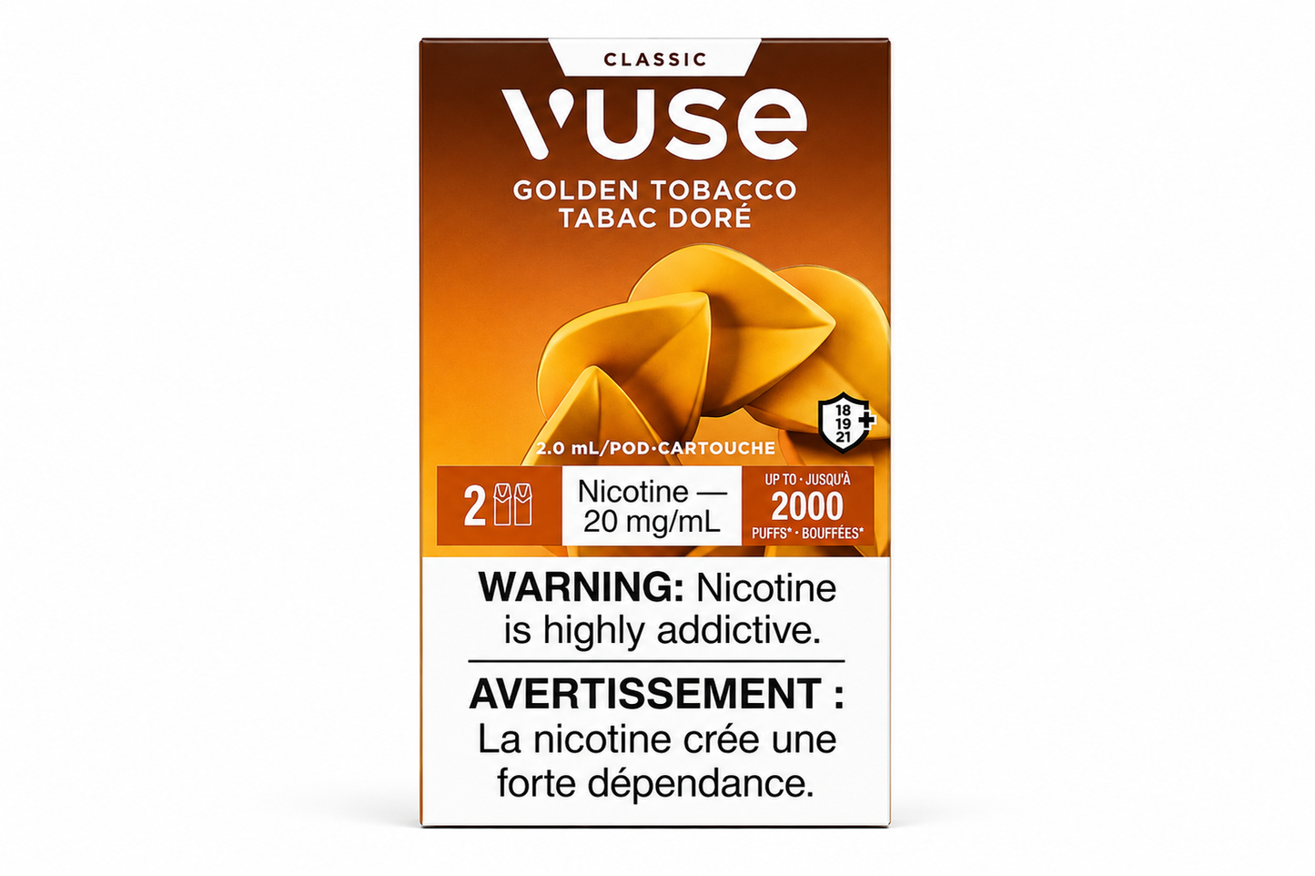 Vuse Pods – Golden Tobacco (2 Pack)