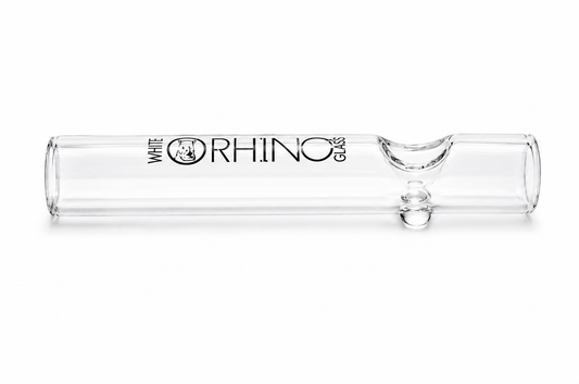 White Rhino Glass Chillum – 4.5"