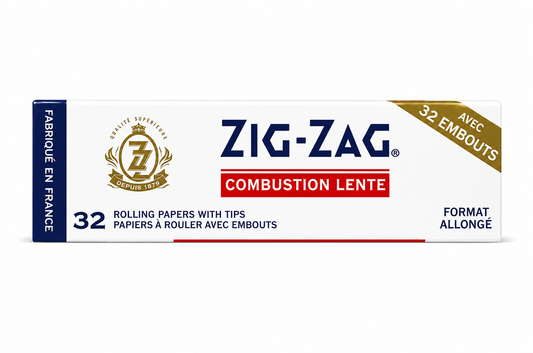 Zig-Zag King Size Slim Rolling Papers with Tips